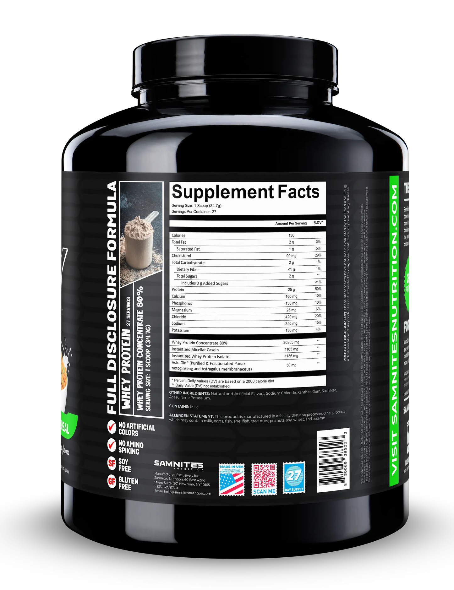 Apple Cinnamon Whey Protein Blend