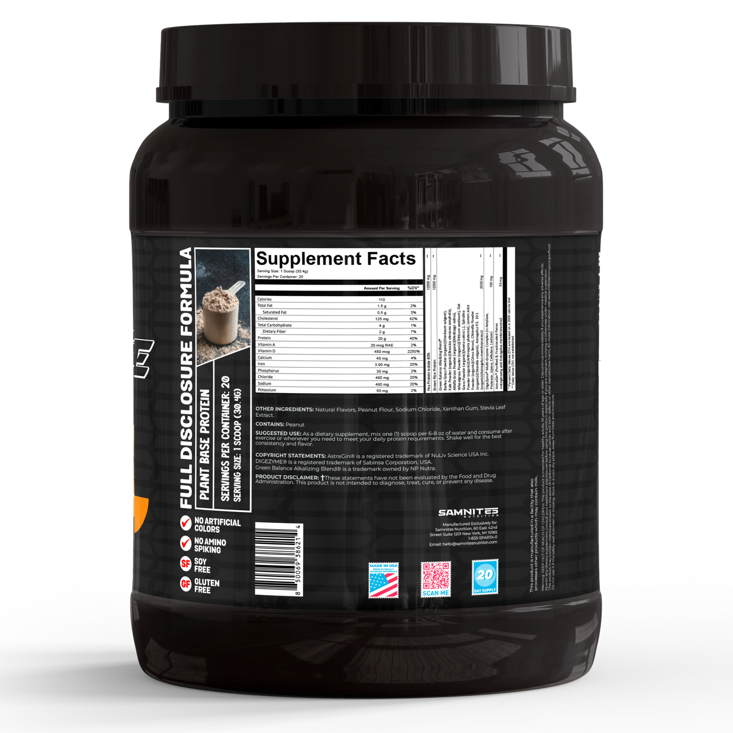 Peanut Butter Cookie Plant-Based Protein Powder