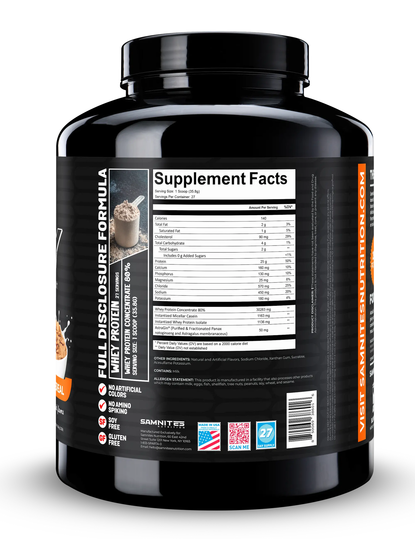 Cinna Cereal Whey Protein Blend