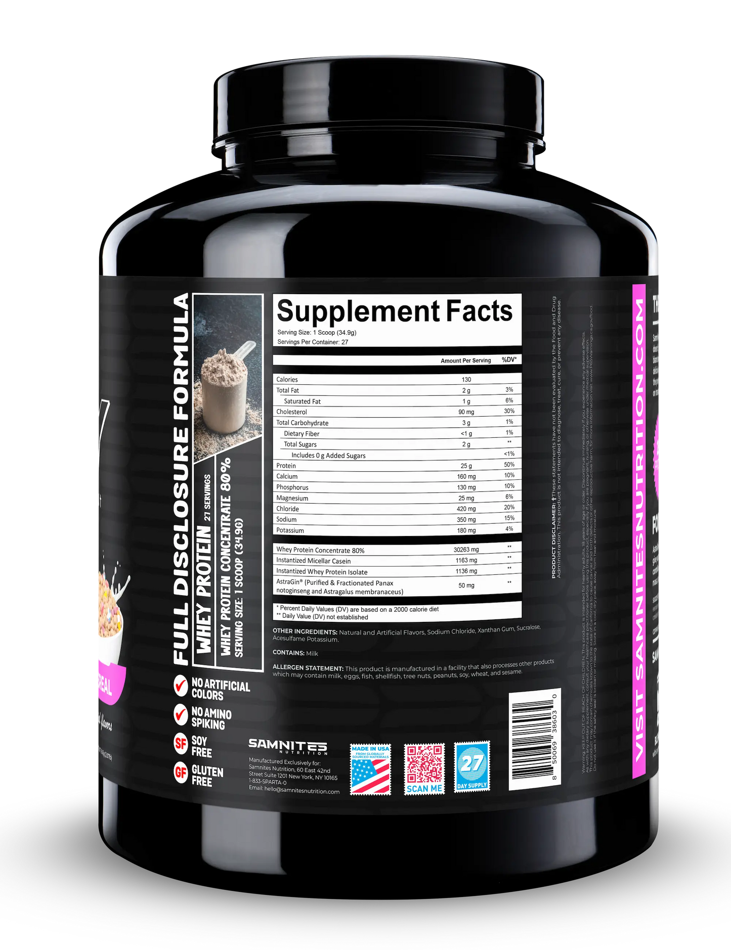 Marshmallow Cereal Whey Protein Blend