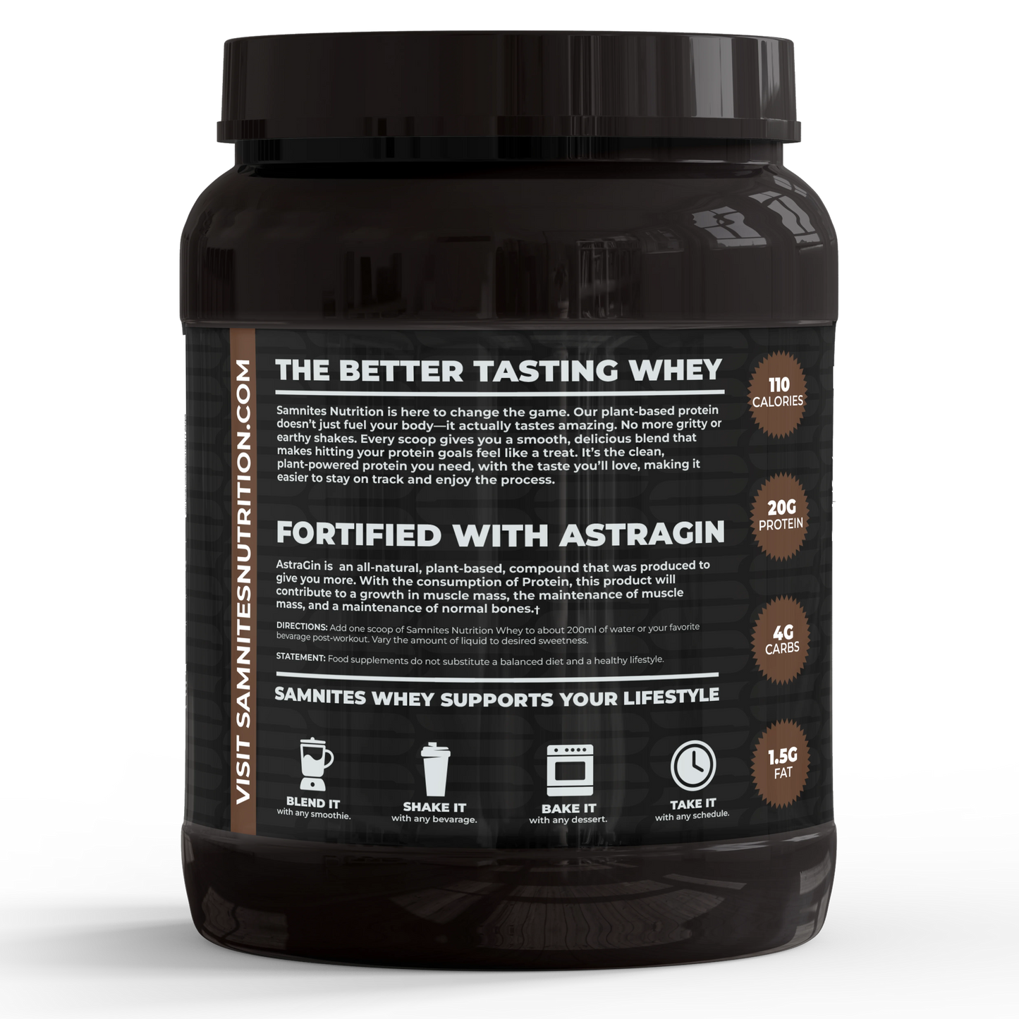 Dutch Chocolate Plant-Based Protein Powder