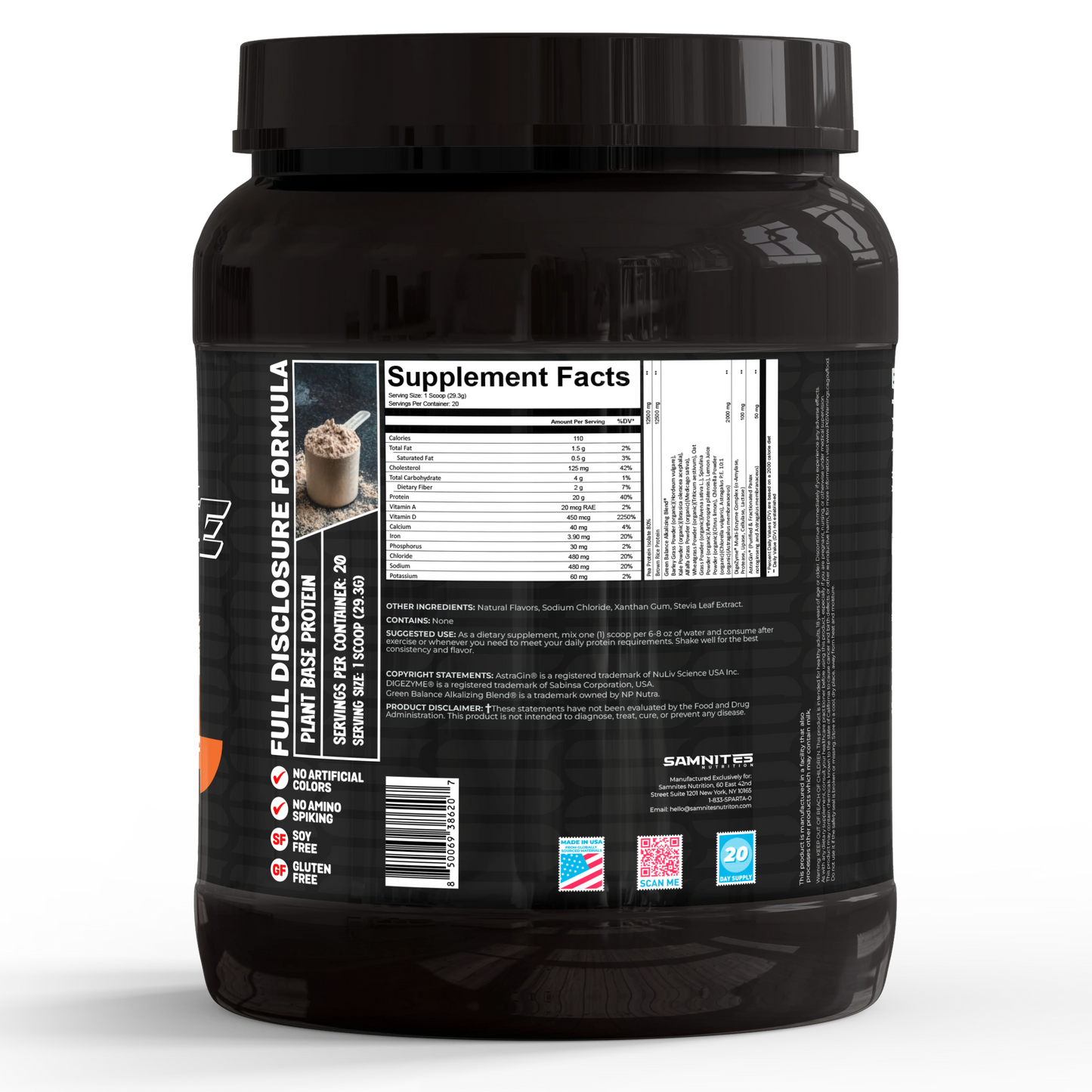 Mocha Cappuccino Plant-Based Protein Powder